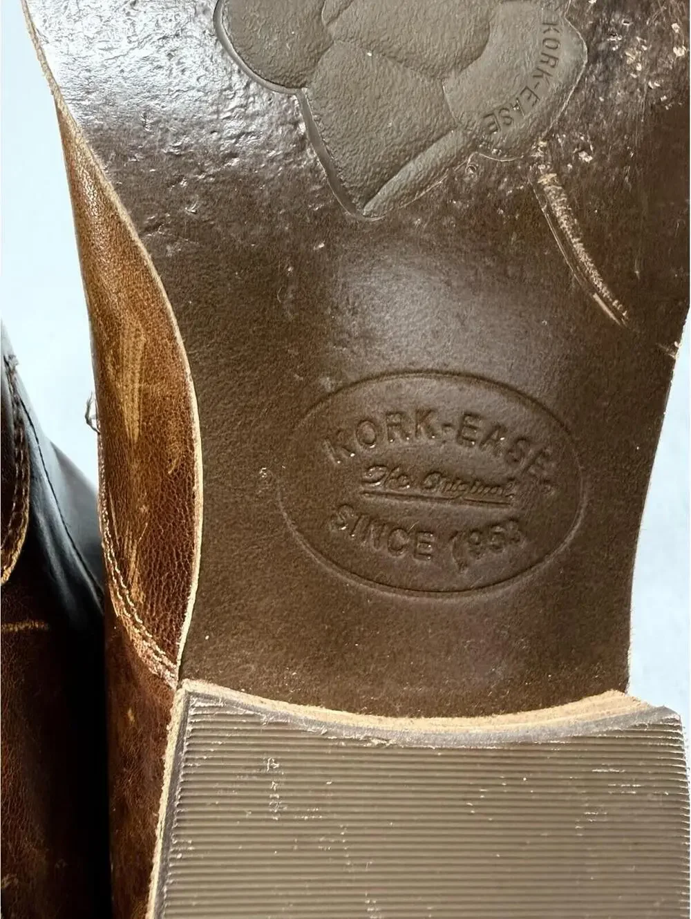 Kork-Ease ‘Ryder’ Leather Ankle Boots Women‎ Sz 8.5 Brown Rum Boho Booties